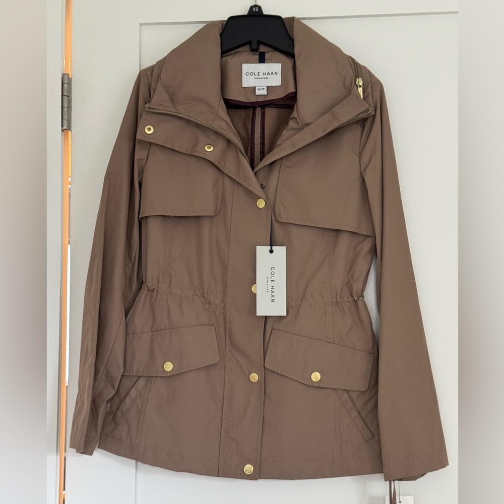 Cole Haan Women's Brown Utility Jacket